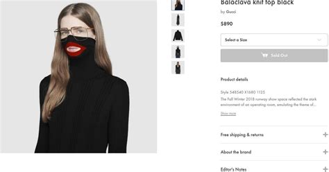 Gucci pulls controversial sweater in latest racial blunder for an 